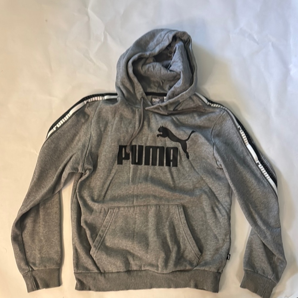 Puma Gray Sweatshirt Classic Athletic Wear